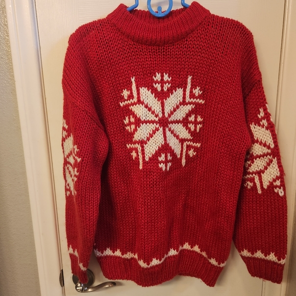 Vintage partners by Mervyns snowflake sweater size m